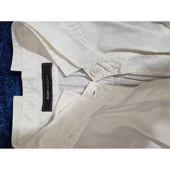 BCBGMaxAzria Tuxedo Halter Tank Top Collar Large - Picture 3 of 6